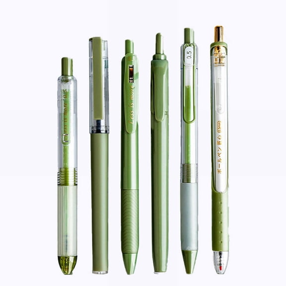 Preplabs Retractable Gel Pens and Smooth Writing Drawing, 0.5mm Black Ink Pen for Art Sketching, No-Skip Technology