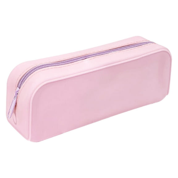 Preplabs Silicone Pencil Case - Large Capacity Pure Color Pen Holder, Lightweight Tear-Resistant Organizer for Art Supplies All Ages