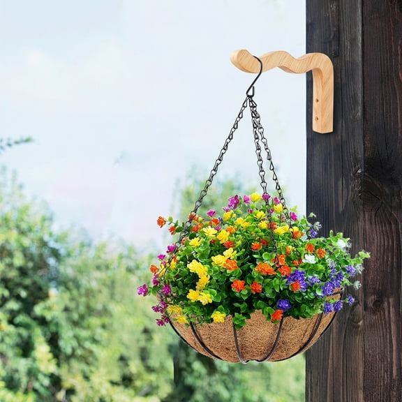 Preplabs Solid Wood Wall Hook, with Multi-Purpose Design for Hanging Coats, Plants, and Towels, Natural Finish for Home Decor, Sustainable Wood for Eco-Conscious Organization