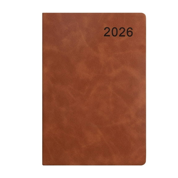 Preplabs Sustainable Daily and Monthly Planner, with Bound Cover for 2026 Scheduling and Time Management, Perfect for Home and Office Organization, Eco-Friendly Paper for Green Living