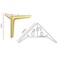 thumbnail image 1 of Preplabs Thickened Furniture Cabinet Legs Sofa Legs Gold Plated 12Cm, Replacement Feet, Modern Design, Non-Slip Rubber Feet, Supports Up To 330Lbs Each, Easy Installation for Sofa or Cabinet Upgrade, 1 of 8