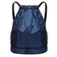 thumbnail image 1 of Preplabs Waterproof Drawstring Bag and Gym Sports Sackpack, Lightweight Backpack with Bottle Holder for Fitness Hiking, Tear-Resistant, 1 of 7
