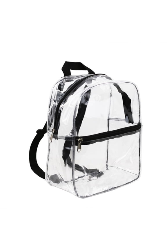 Heavy Duty PVC Transparent Backpack Lightweight Clear Backpack for Travel, Events & Everyday Use - Durable and See-Through