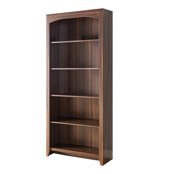 Prepossessing 5-Tier Bookcase, Brown