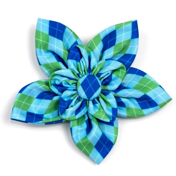 Preppy Argyle Flower