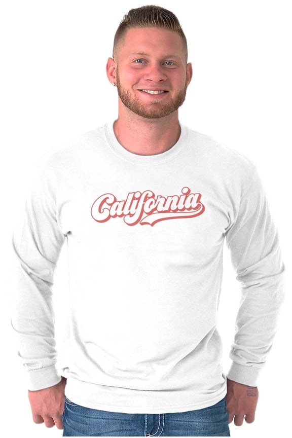 Preppy Athletic Varsity California Long Sleeve TShirt Men Women Brisco Brands S