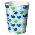 thumbnail image 1 of Ocean Preppy Boy Blue Whale Sea Life Cute 1st Birthday Party 9 oz. Paper Cups, 1 of 1