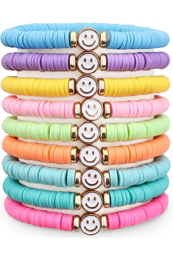 Preppy Bracelets For Teen Girls - Stackable Boho Surfer Friendship Bracelets Set For Little Girls & Women[z4742]