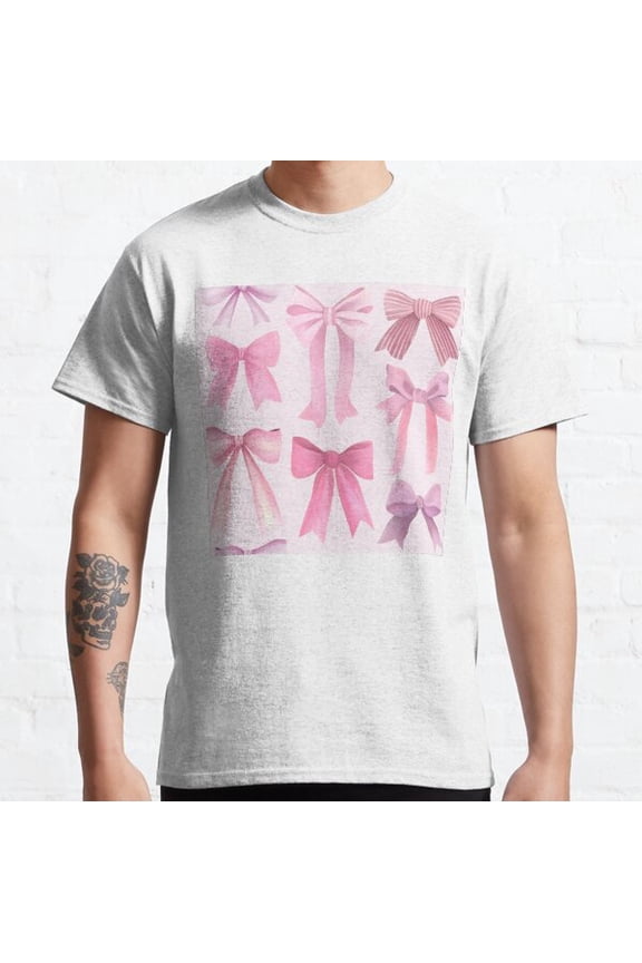 Preppy Coquette Bows Classic T-shirt