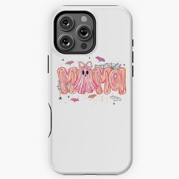 Preppy Ghost Mama Splatter Brushstroke Coquette Phone Case for iPhone 16 15 14 13 12 11 Pro Max M5907852