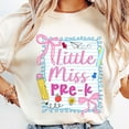 thumbnail image 1 of Preppy Little Miss Back to School Shirt, Coquette First Day Shirt, Girly Pink Bow Tee, 1st 2nd 3rd Grade School Shirt, Cute School Outfit, 1 of 5