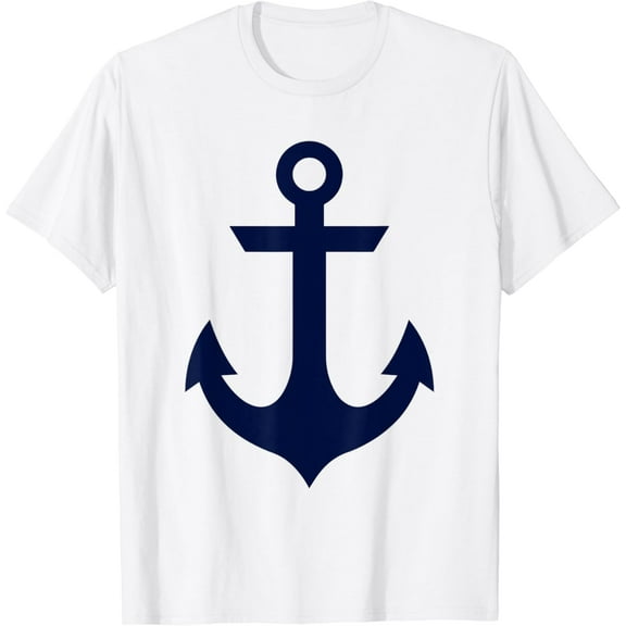 Preppy Nautical Anchor Gifts for Sailors Boaters & Yachting T-Shirt