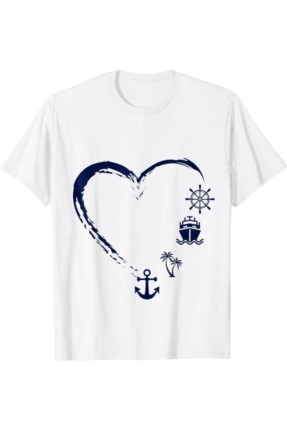 Preppy Nautical Anchor Gifts for Sailors Boaters & Yachting T-Shirt