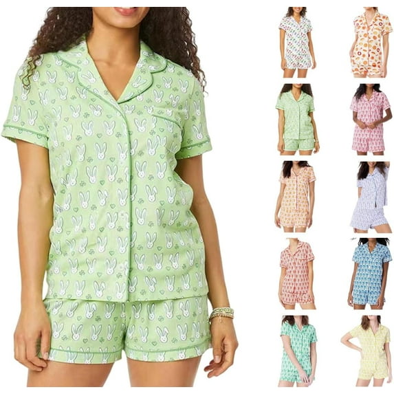 Preppy Pajamas, Monkey Pajamas, Monkey Pajamas for Women, Preppy Monkey Pajamas, Roller Rabbit Pajamas Monkey