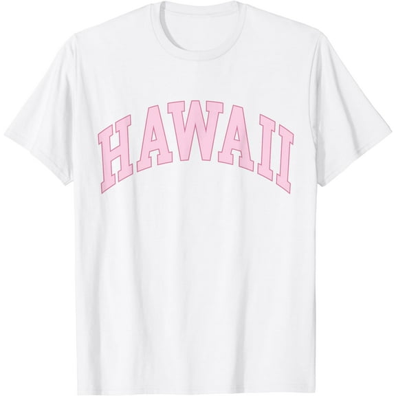 Preppy Pink Hawaii Honolulu Beach T-Shirt