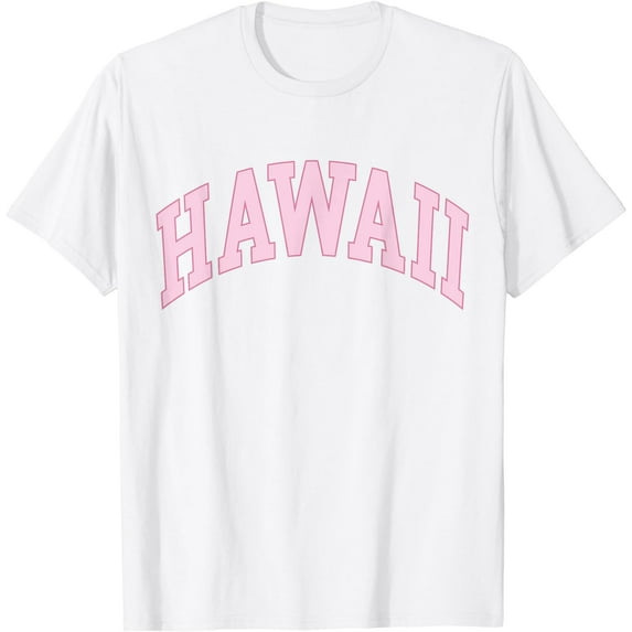 Preppy Pink Hawaii Honolulu Beach T-Shirt