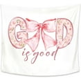 thumbnail image 1 of Preppy Pink Western Tapestry, Cowgirl Room Decor, All Y'all Are Welcome Western Girly Aesthetic Tapestries Wall Blanket for Girls Bedroom Dorm Apartment Decor, 1 of 5