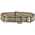 thumbnail image 1 of Country Brook Petz® Preppy Puppy Plaid Woven Ribbon Martingale Collar Limited Edition, Large, 1 of 2