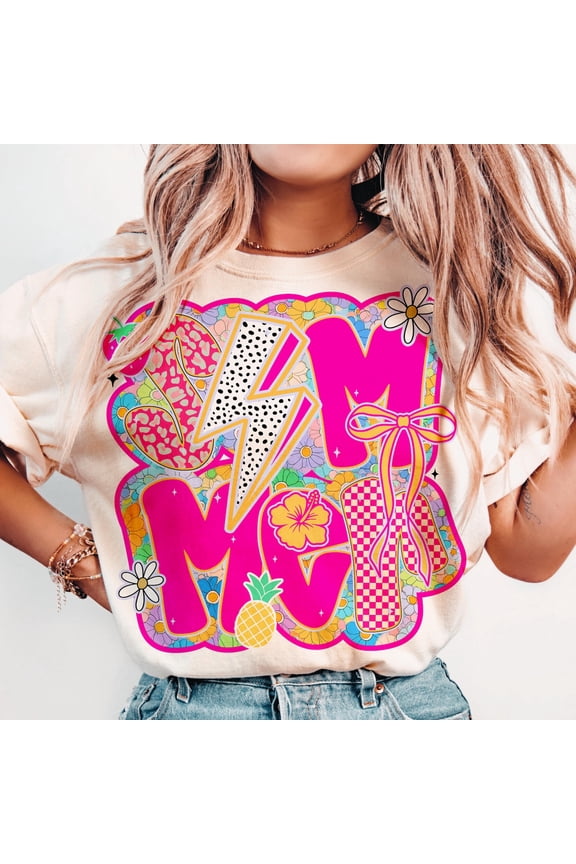 Preppy Summer Shirt, Retro Summer Vibes Tee, Pink Summer Shirt, Beach Shirt, Hello Summer Coquette, Trendy Girly Summer Tee