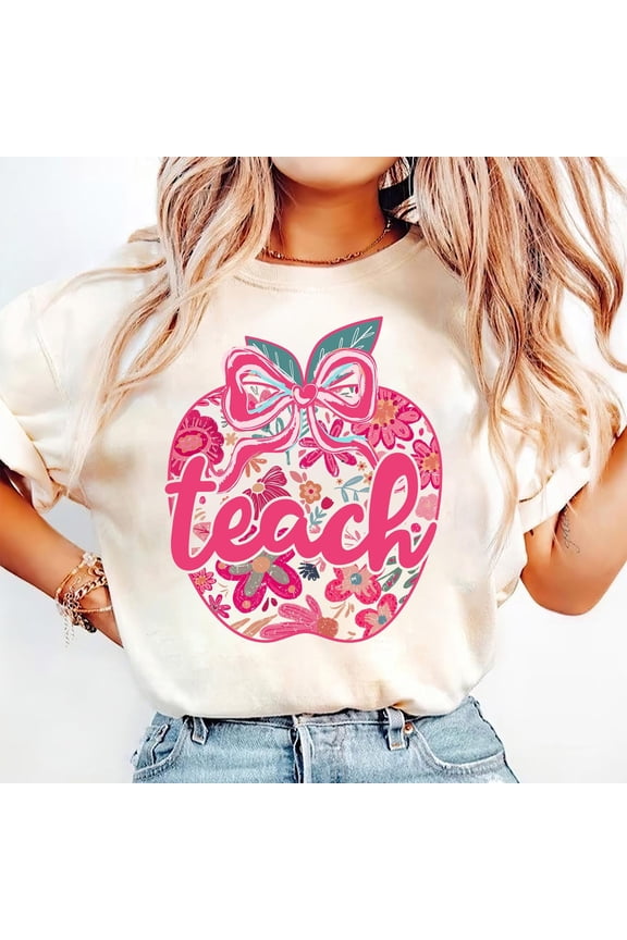 Preppy Summer T-Shirt, Coastal Beach Vibes Shirt, Girly Summer Coquette Tee, Girls Trip Shirt for Summer Vibes