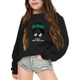 thumbnail image 1 of Preppy Sweat Shorts Grils Pattern Long Sleeve Tops Comfy Plus Size Sweatshirts Cute Jackets , Sizes 4-18, 1 of 6