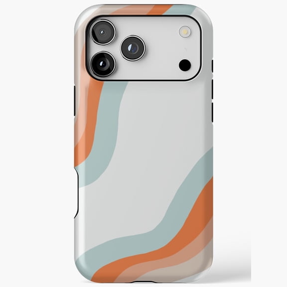 Preppy Wavy Aesthetic Art Design iPhone Case 17 11 12 13 14 15 16 Pro Max