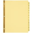 thumbnail image 1 of "Preprinted Laminated Tab Dividers W/gold Reinforced Binding Edge, 12-Tab, Letter | Bundle of 5 Sets", 1 of 7