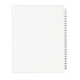 thumbnail image 1 of Preprinted Legal Exhibit Side Tab Index Dividers, Avery Style, 25-Tab, 76 To 100, 11 X 8.5, White, 1 Set, (1333) | Bundle of 5, 1 of 7