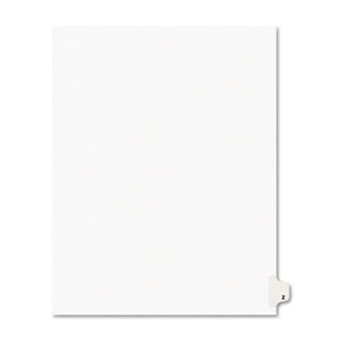 Preprinted Legal Exhibit Side Tab Index Dividers, Avery Style, 10-Tab, 12, 11 x 8.5, White, 25/Pack Preprinted Legal Exhibit Side Tab Index Dividers, Avery Style, 10-Tab, 12, 11 x 8.5, White, 25/Pack