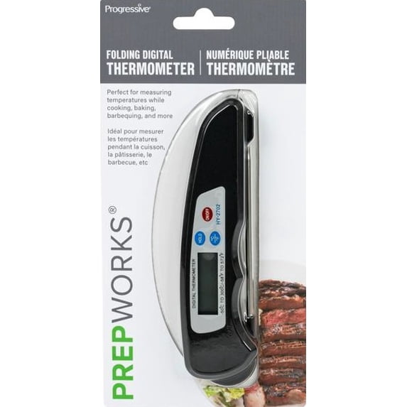 Prepworks Folding Digital Food Thermometer for Cooking & Grilling