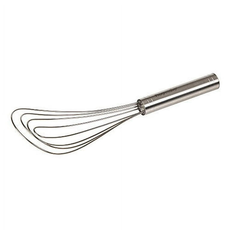 Prepworks by Progressive 10 Flat Whisk, Handheld Steel Wire Whisk
