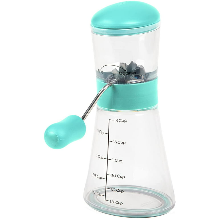 Prepworks by Progressive Nut Chopper with Non-Skid Base, Turquoise