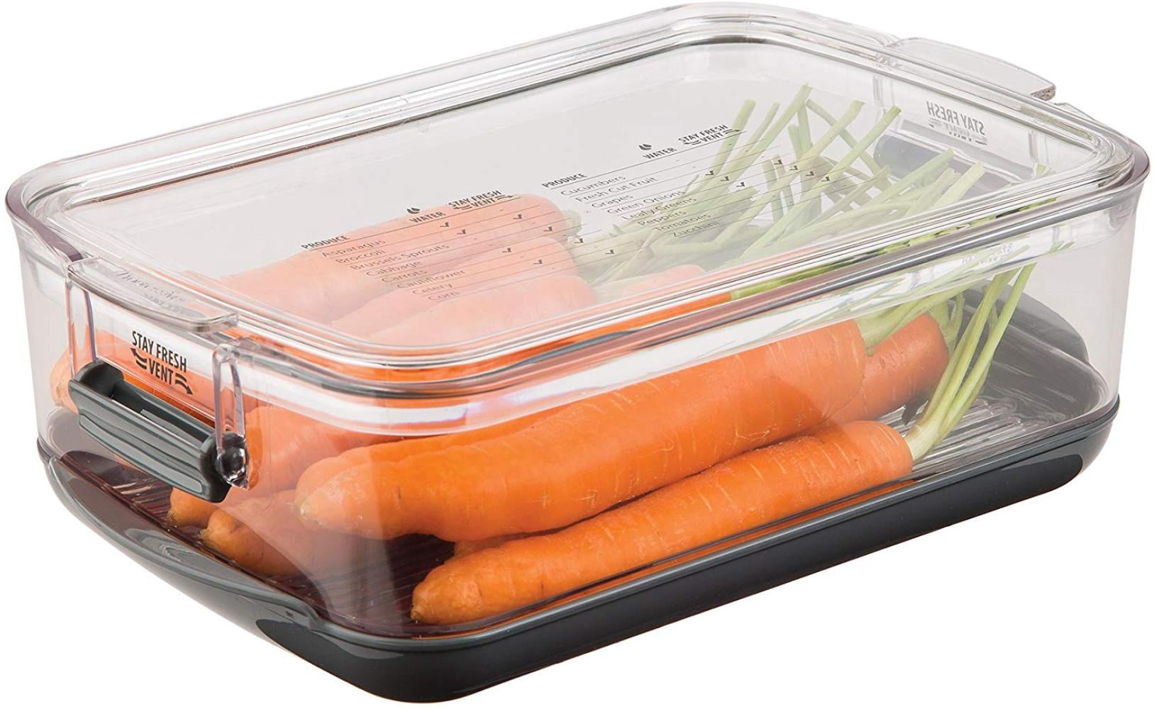 Prepworks by Progressive Produce ProKeeper, , 3-Quart, Stay-Fresh Vent System, Small Peppers, Tomatoes
