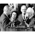 thumbnail image 1 of Pres. Lyndon Johnson 1965 Oath of Office - 24x36 Inch Laminated Poster - Stunning Detail and Bold Colors, 1 of 4