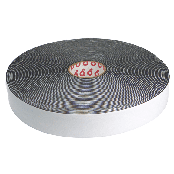 Pres-On Gasketing Foam Tape: 2 in. (48mm actual) x 100 ft. x 1/8 in. thick (Black)