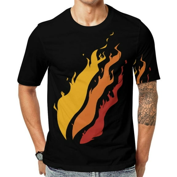 PresTonplAyz T-Shirt Full Print Short Sleeve Crew Neck Casual Novelty Graphic Tee Shirt Tops for Men Women S