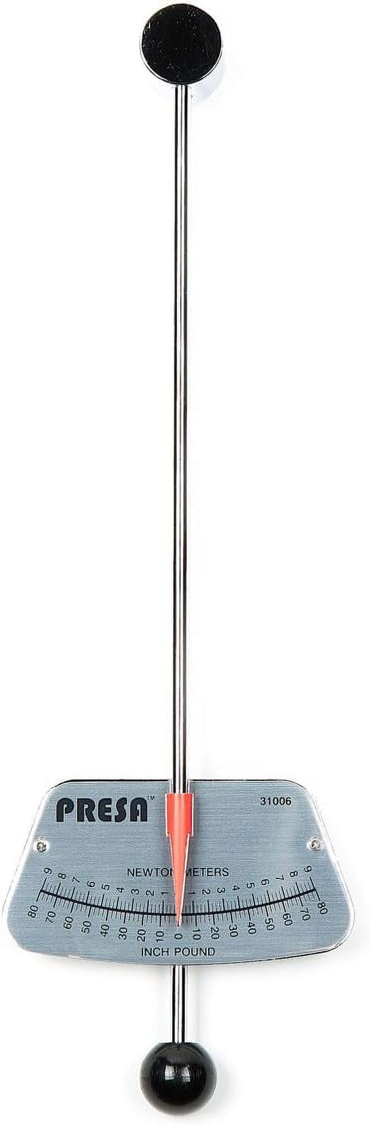 Presa 1/4inch Drive Beam Style Torque Wrench Precision Instrument, InchPounds, 09 Newton
