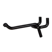 Presa Heavy Duty Black Steel Peg Board Shelving Hooks, 2-Inch, 50-Pack