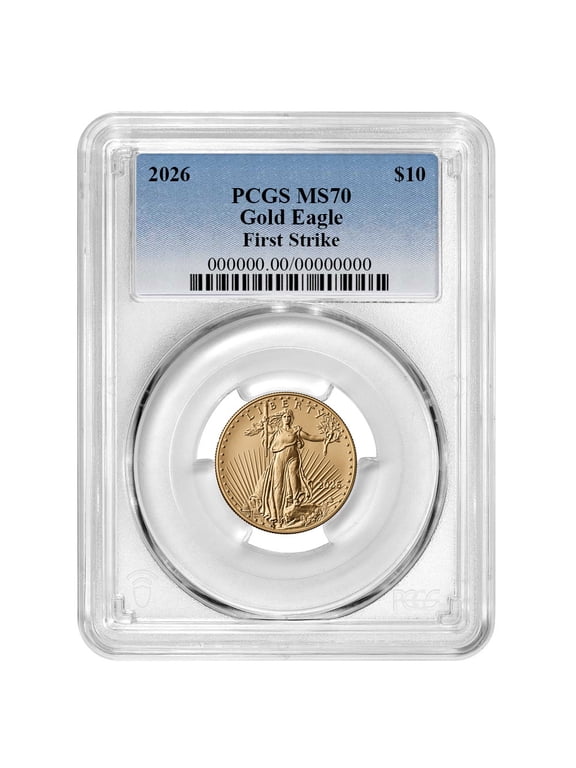 2026 $10 American Gold Eagle 1/4 oz PCGS MS70 FS Blue Label