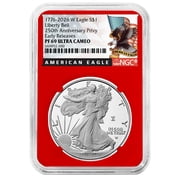 2026W Proof $1 American Silver Eagle NGC PF69UC ER Black Label Red Core