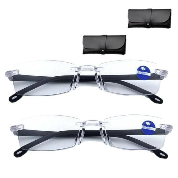 Presbyopia Glasses, Qatteeey Intelligent Zoom Anti Blue Light Presbyopia Glasses,Autozoom Reading Glasses For Men Women
