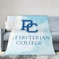 thumbnail image 1 of Presbyterian A College Logo Fleece Blanket, Very Soft Microfiber Flannel Blanket for Couch Warm and Cozy for All Seasons, 1 of 6