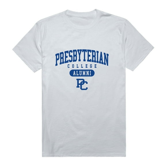 Presbyterian College Blue Hose Alumni T-Shirt - White, Small