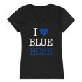 thumbnail image 1 of Presbyterian College Blue Hose I Love Women T-Shirt, Black - Small, 1 of 1