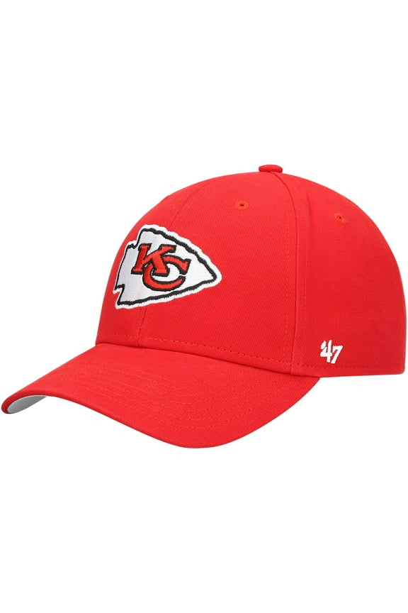 Preschool '47 Red Kansas City Chiefs Basic Team MVP Adjustable Hat
