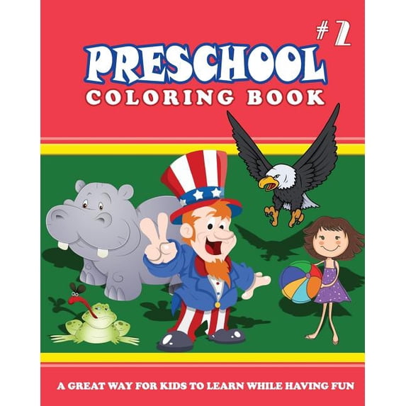 Preschool Activity Books: PRESCHOOL COLORING BOOK - Vol.2: preschool activity books (Paperback)