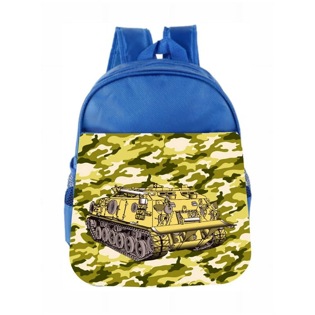 Preschool Backpack Camo Tank Kids Backpack Toddler