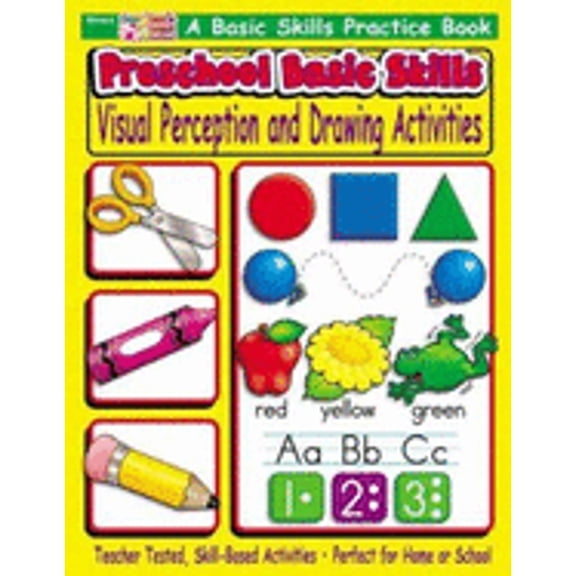 Pre-Owned Preschool Basic Skills: Visual Perception & Drawing Activities (Paperback) 0439500265 9780439500265