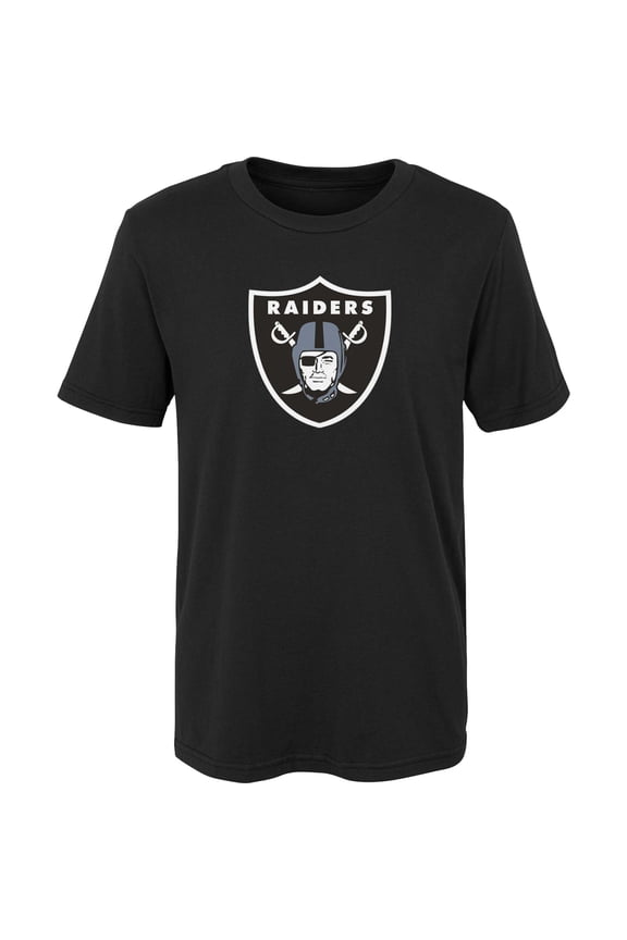 Preschool Black Las Vegas Raiders Primary Logo T-Shirt