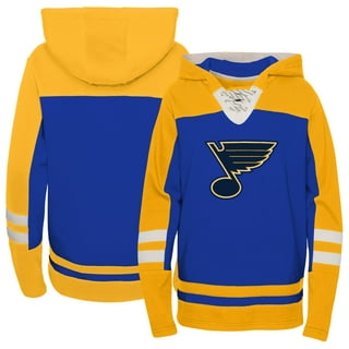 St. Louis Blues Fanatics Branded NHL Colorblock Fleece Hoodie 6X Black/White/Multi